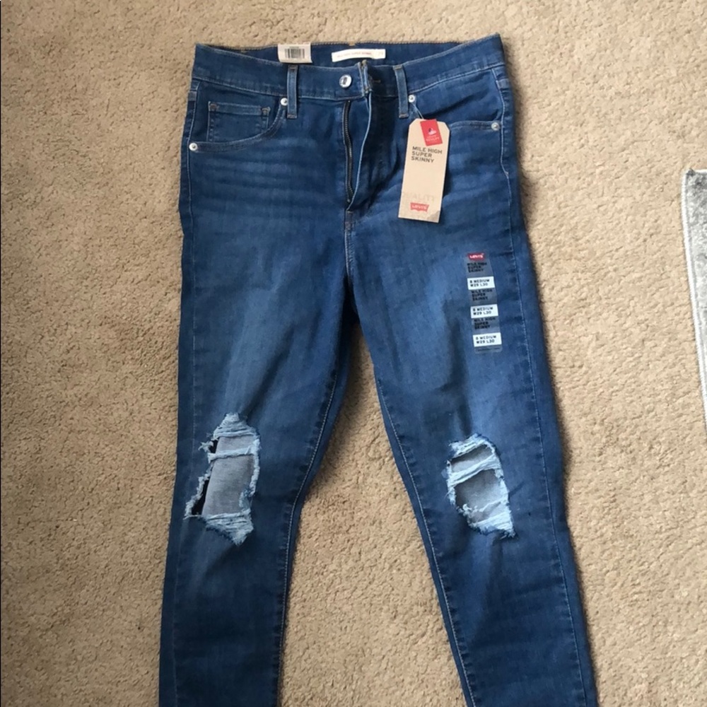 Levi’s high rise skinny jeans